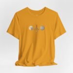 Blender-inspired 3D Designer T-Shirt with cube and axis icons for modeling, sculpting, rendering, and 3D printing artists.