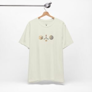 3D Designer T-Shirt featuring cube and axis tools, ideal for 3D modeling, animation, CGI, and VR creative professionals.
