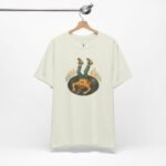 EDM DJ Vinyl Record T-Shirt with retro turntable-inspired design, crafted for DJs, music producers, and rave clothing enthusiasts.