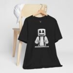 Marshmello Concert Outfit EDM festival rave clothing fan merch T-Shirt with graphic design print for EDM fans.