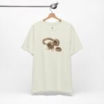 EDM festival graphic t-shirt with headphone artwork, perfect rave clothing for DJs, producers, and music fans worldwide.