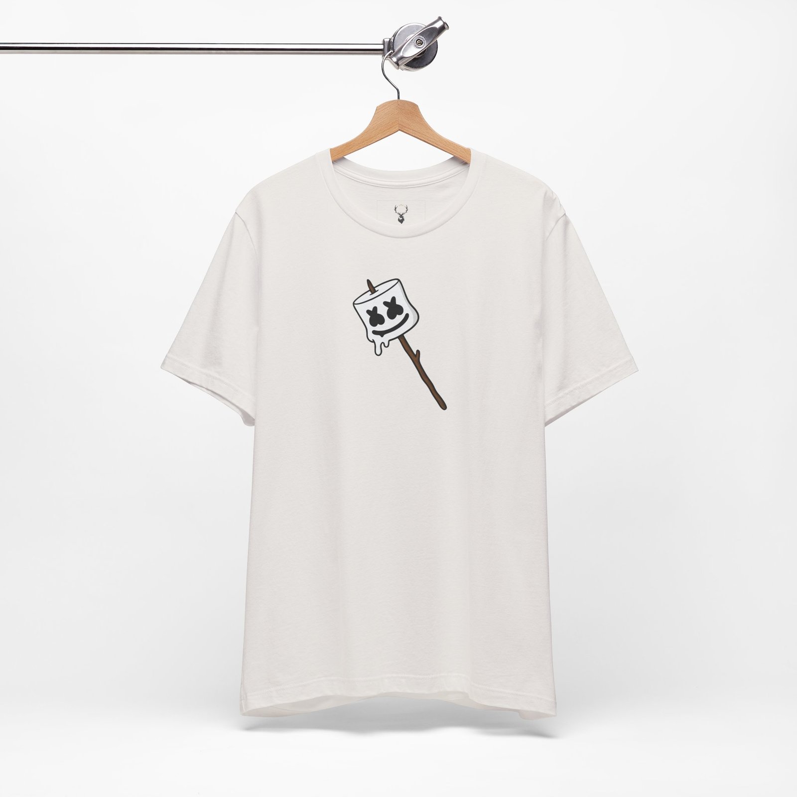 Marshmello Stick graphic tee for EDM fans, DJ streetwear, and rave festival outfits with unisex style.