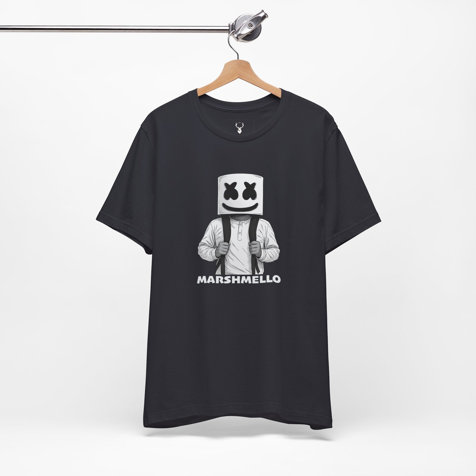 Marshmello EDM Streetwear Shirt graphic tee for rave culture, festival fashion, and EDM DJ merch clothing collection.