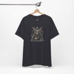 EDM-inspired Designer Deer Graphic Tee, styled with music gear to highlight its role as creative festival streetwear apparel.