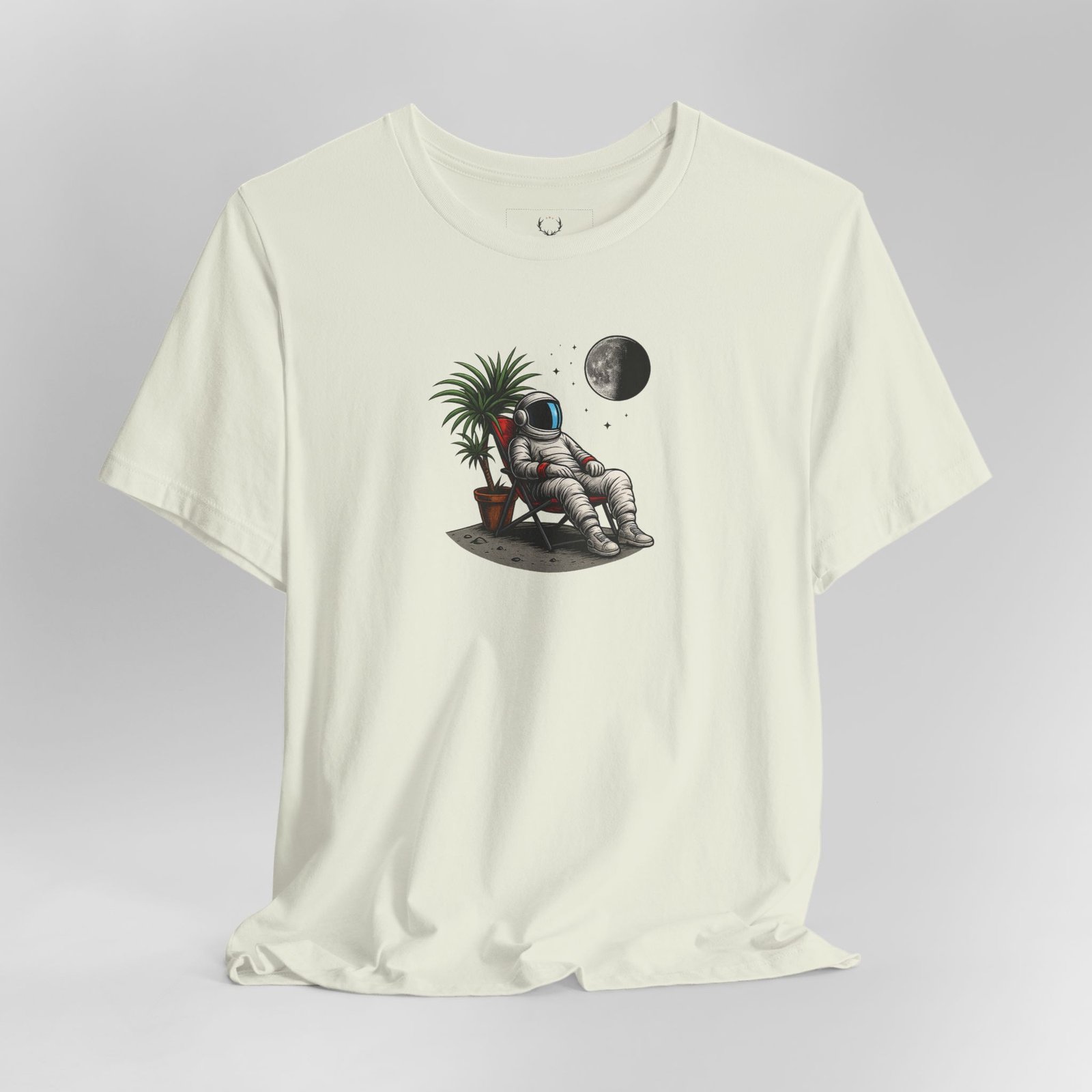 Astronaut Relaxing T-Shirt featuring sci-fi astronaut artwork, cosmic details, and streetwear appeal.