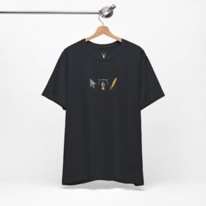 This Photoshop Illustrator t-shirt showcases the icons every digital artist knows, printed with durable inks on a breathable artistic icons cotton tee for all-day wear.