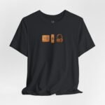 EDM Festival Rave T-Shirt with producer gear artwork and headphones design.