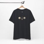 3D Designer T-Shirt featuring cube, axis, and globe icons used in modeling, sculpting, and rendering software.