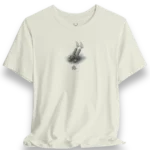 EDM Streetwear T-Shirt with unique Falling DJ graphic, perfect rave clothing for underground festivals and electronic music lovers.