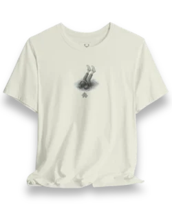 EDM Streetwear T-Shirt with unique Falling DJ graphic, perfect rave clothing for underground festivals and electronic music lovers.