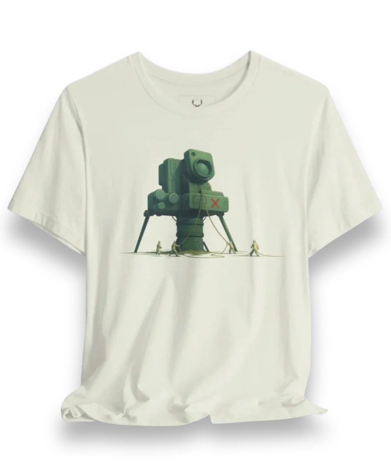 Retro Camera Graphic Tee with vintage design for photographers and creatives who love photography-inspired streetwear fashion.